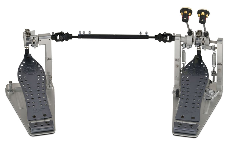 DW Hardware DWCPMCD2XF - MCD Machined Chain Drive Double Bass Drum Pedal Extended Footboard