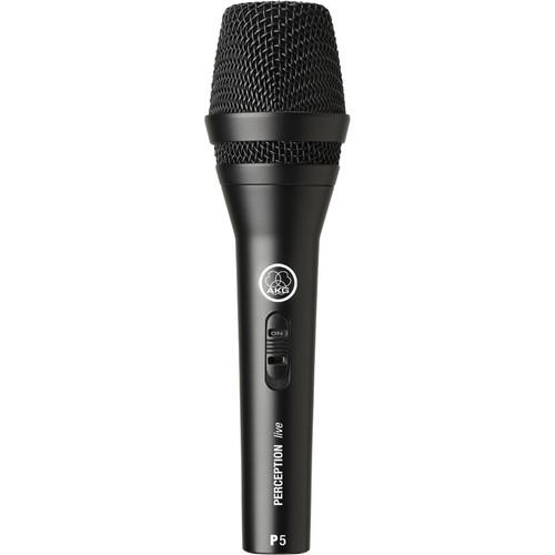 AKG P5 S Dynamic Microphone With Onoff Switch - Red One Music