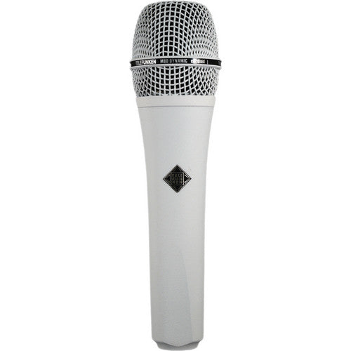 Microphone dynamique supercardioïde portatif personnalisé Telefunken M80 (blanc)