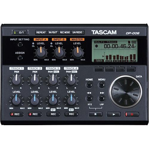 Tascam DP-006 6-Track Digital Pocketstudio - Red One Music