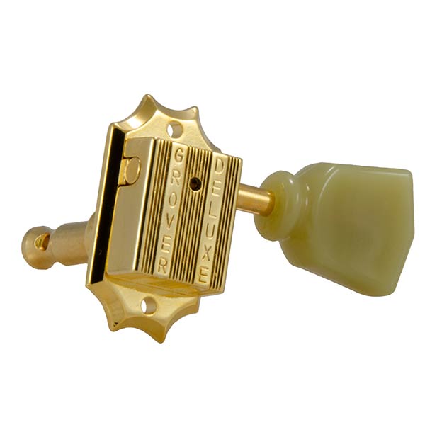 Grover GR135G Vintage Tulip Button Machine Head - 3+3 Gold