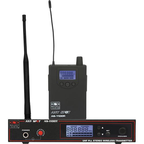 Galaxy Audio AS-1400 Personal Wireless Stage-Monitoring System D-Band 584 To 607 Mhz - Red One Music