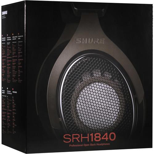 Shure Srh1840  Premium Open-Back Headphones - Red One Music