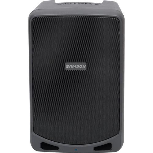 Samson XP106 Expedition Portable Pa System With Wired Handheld Mic Amp Bluetooth - Red One Music