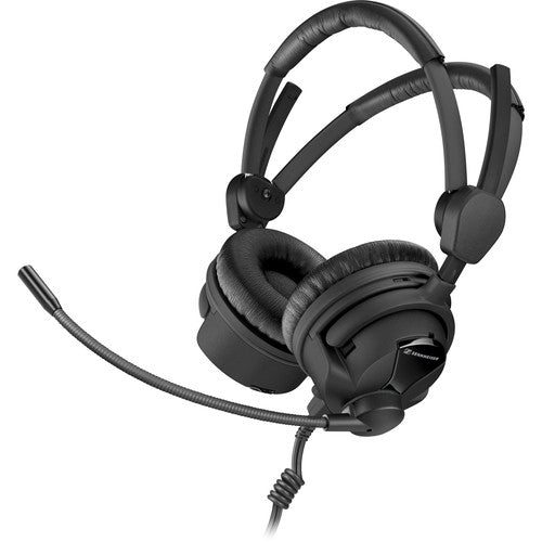 Sennheiser HME 26-II-100 Double-Sided Broadcast Headset with Cardioid Mic & XLR-3, 1/4" Cable