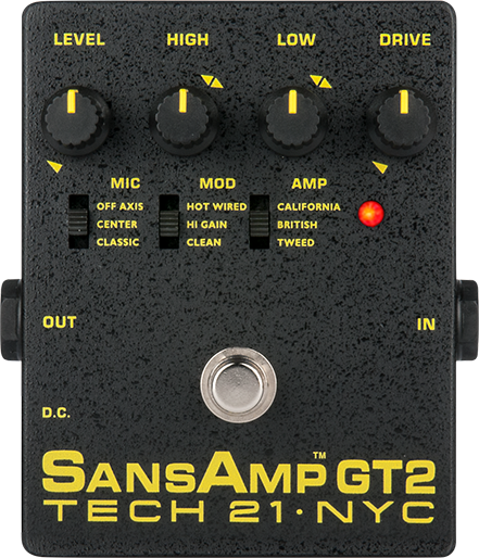 Tech 21 GT2 Sans Amp - Red One Music