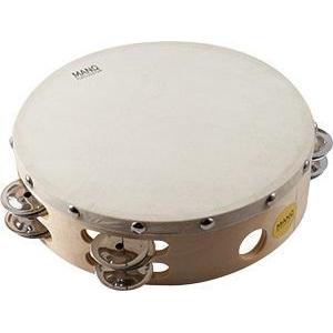 Mano Percussion MP-TH8-12NT Tambourin Non Accordable 8" avec 12 Jingles