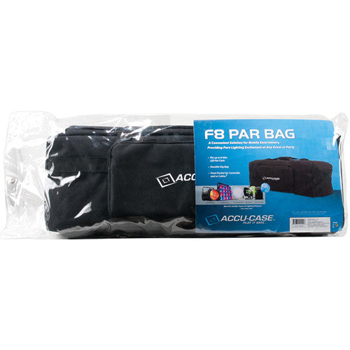 American DJ F8-PAR-BAG Accu-Case F8 Par Bag for up to 8 Slim LED Pars (Black)