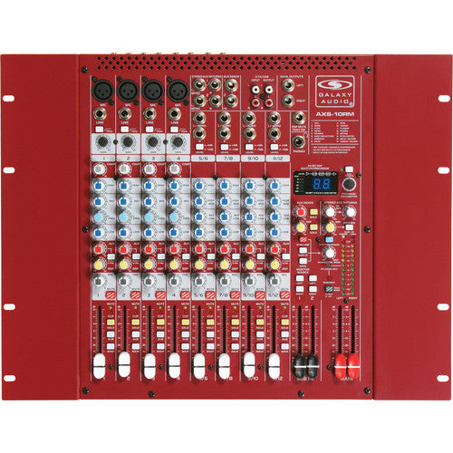 Galaxy Audio AXS-10RM 12-Input Analog Audio Mixer - Rack Mountable