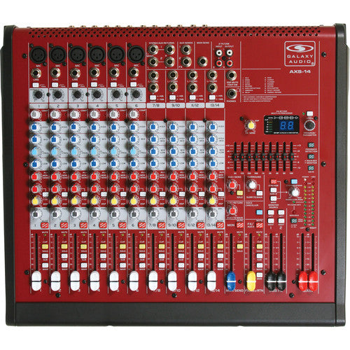 Galaxy Audio AXS-14 14-Input Analog Audio Mixer