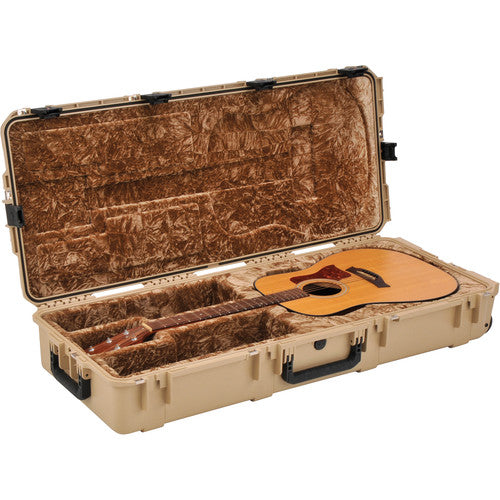 SKB 3I-4217-18-T iSeries Waterproof Acoustic Guitar Case w/Wheels - Tan