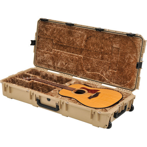 SKB 3I-4217-18-T ISERES Étui à guitare acoustique imperméable avec roues - Tan