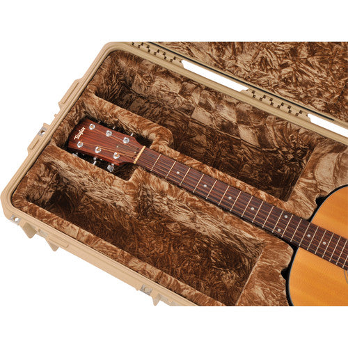 SKB 3I-4217-18-T iSeries Waterproof Acoustic Guitar Case w/Wheels - Tan