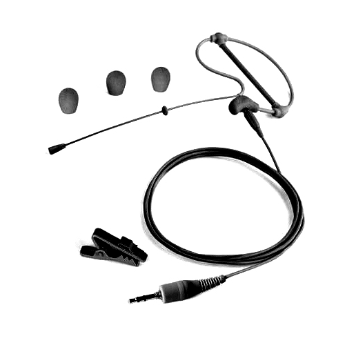 Samson Se50B Omnidirectional Headworn Condenser Microphone Black multiple Terminations - Red One Music