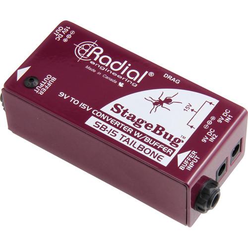 Radial Sb-15 Tailbone stagebug Signal Buff - Red One Music