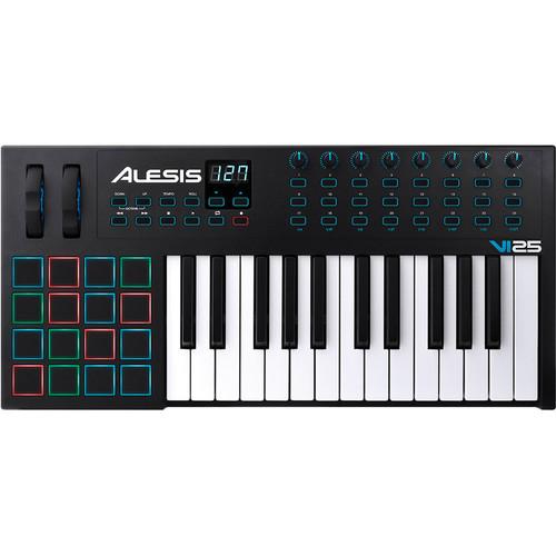 Alesis Vi25 25-Key Usbmidi Keyboard Controller - Red One Music