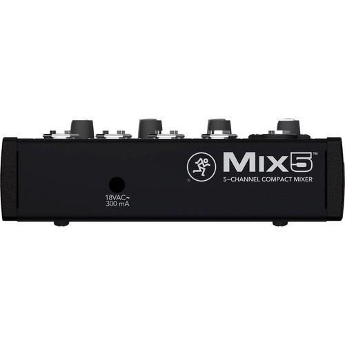 Mackie MIX5 5-Channel Compact Mixer - Red One Music