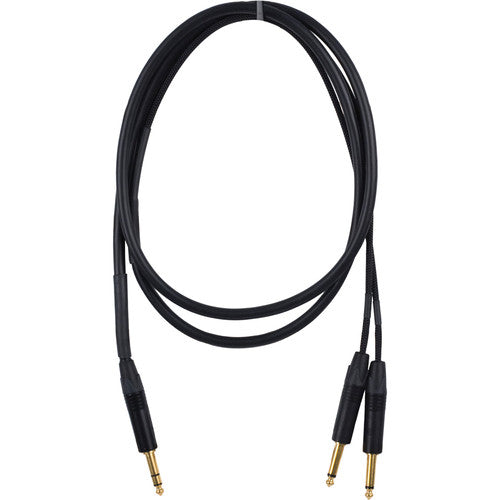 Mogami 1/4" TRS to Dual 1/4" TS Gold Send/Return Cable (02')