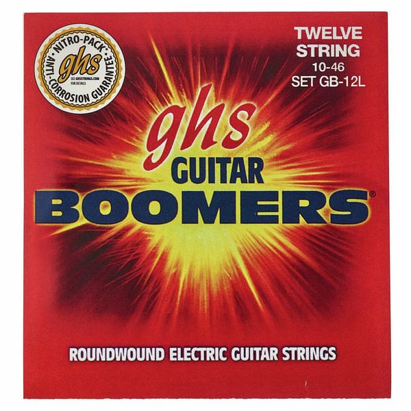 Ghs Boomers GB12L Électrique 12 Cordes - Échelle Légère 10-46