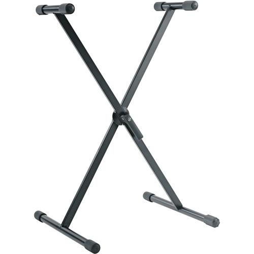 K&M 18930 Keyboard Stand X Style Black - Red One Music