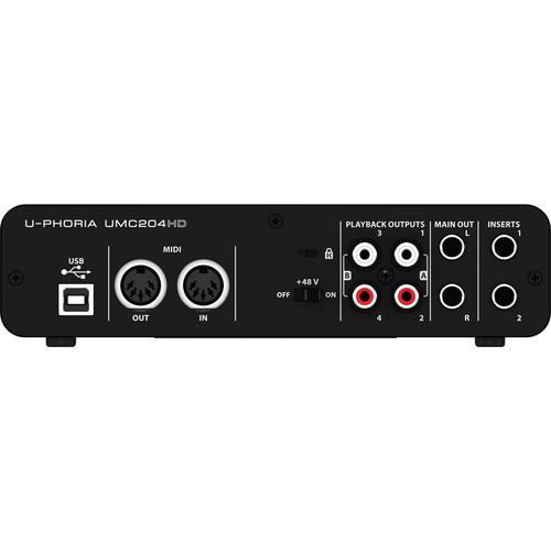 Behringer UMC204HD USB Audio Interface - Red One Music