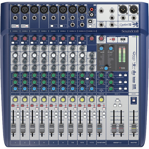 Soundcraft SIGNATURE-12-US Console de mixage analogique compacte 
