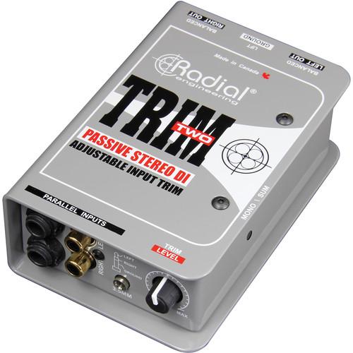 Radial Trim-Two Radial Engineeringtrim-Two Stereo Di With Volume Control - Red One Music