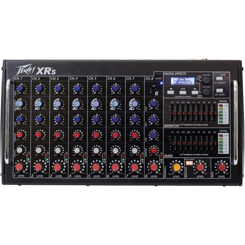 Peavey XR S Table de mixage amplifiée 8 canaux 1 000 W avec Bluetooth