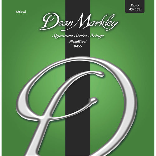 Dean Markley 2604B Signature Series NickelSteel Bass Guitar Strings (45-128)