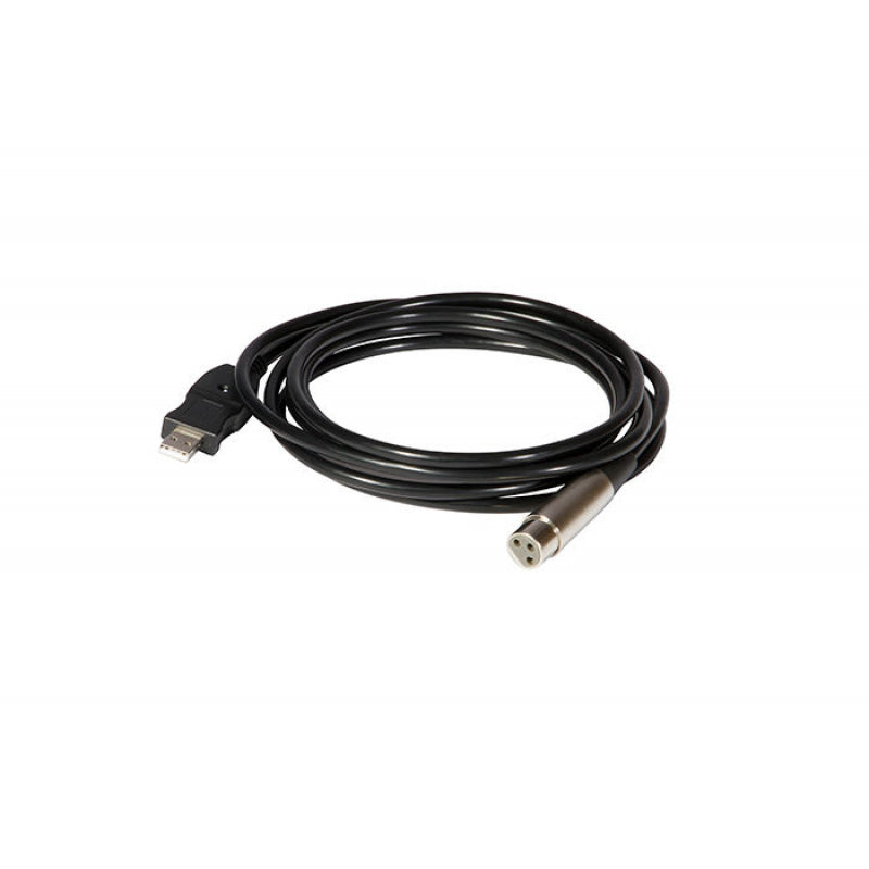 On-Stage MC12-10U Microphone to USB Cable 10'