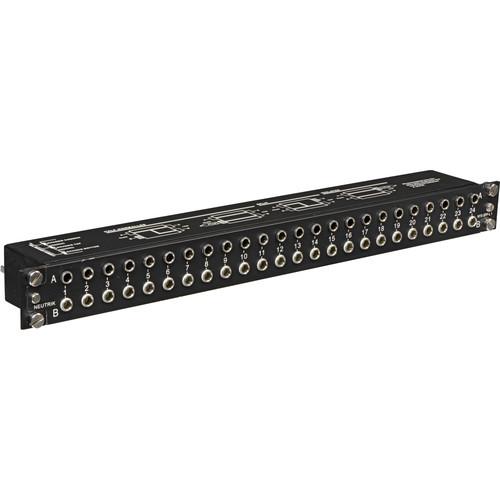 Neutrik Balanced Patch Bay Nys-Spp-L1 48-Point 14 Trs Balanced Patch Bay - Red One Music