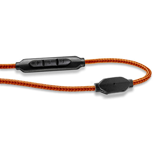 V-Moda VC-3SZ-OR Speakeasy à 3 boutons avec microphone et télécommande Orange