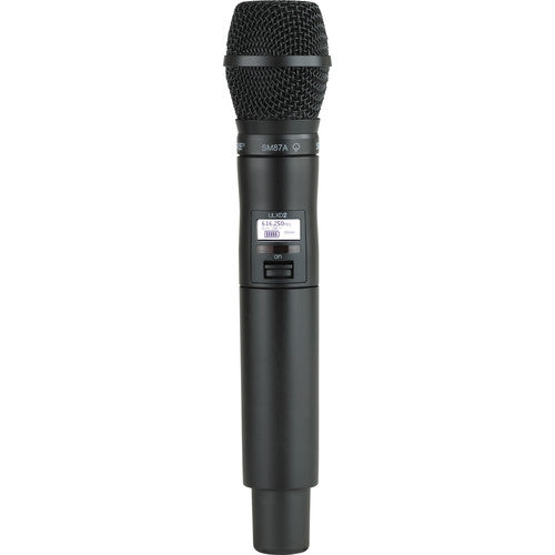 SHURE ULXD2 / SM87 Émetteur de microphone sans fil numérique avec capsule SM87A (x52: 902 à 928 MHz)