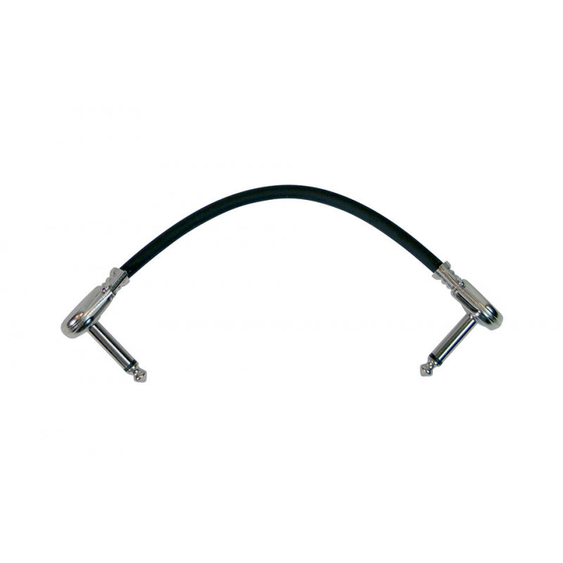 On-Stage PC506B Patch Cable with Pancake Connectors (Black) - 6"