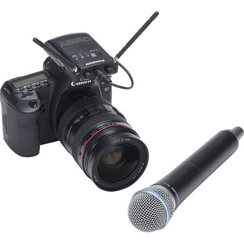 Samson Swc88Vhq8-D Camera Handheld Uhf Wireless System Channel D - Red One Music