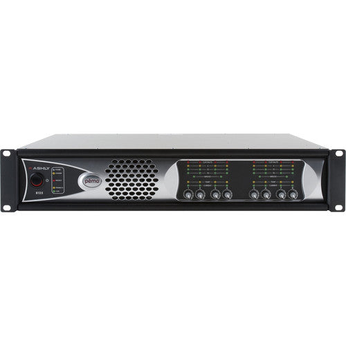 Ashly PEMA-8125.70 8-Channel 1000W Pema Network Power Amplifier with OPDante Card & Protea DSP Software Suite (70V)