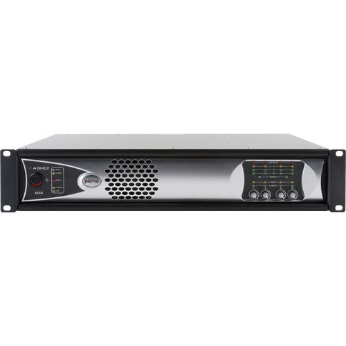 Ashly PEMA-4250.70 4-Channel 1000W Pema Network Power Amplifier with OPDante Card & Protea DSP Software Suite (70V)
