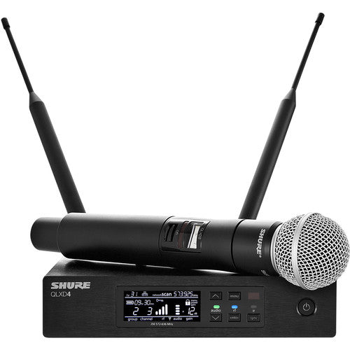 Shure QLXD24/SM58 Système de microphone portable numérique sans fil avec capsule SM58 (X52 : 902 à 928 MHz)