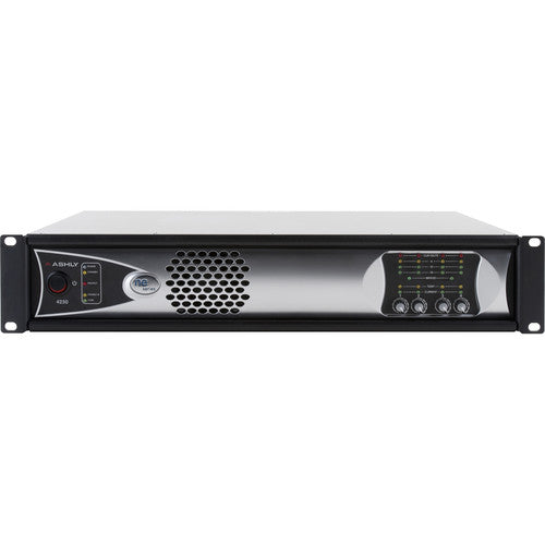 Ashly NE4250PED 4-Channel 1000W Network-Enabled Power Amplifier with AES3 & Protea DSP Software Suite (Low-Z)