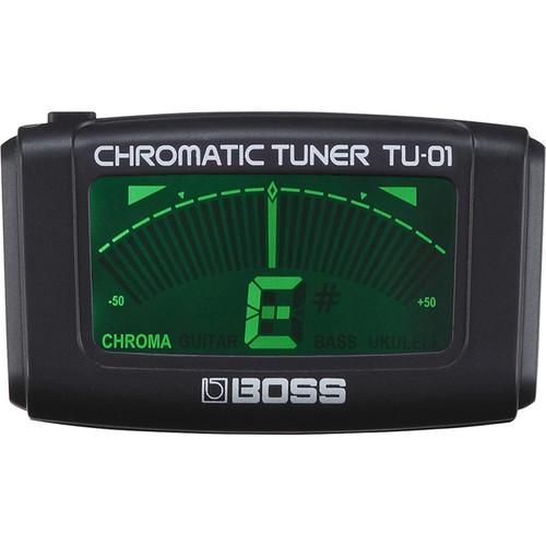 Boss Tu-01 Clip-On Chromatic Tuner - Red One Music