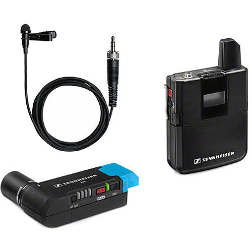 Sennheiser AVX-ME2 SET-4 Digital Camera-Mount Wireless Omni Lavalier Microphone System (1.9 GHz)