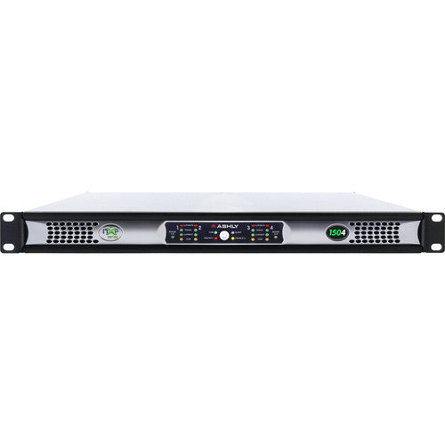 Ashly NXP1504D 1U 4-Channel Multi-Mode Network Power Amplifier with Protea DSP Software Suite & Dante Digital Interface