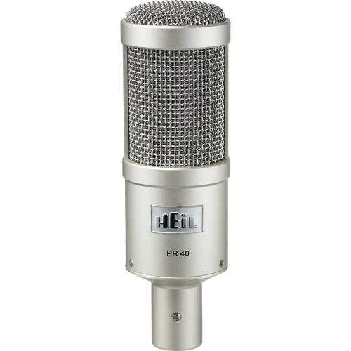 Heil Pr40  Chrome Studio Microphone - Red One Music