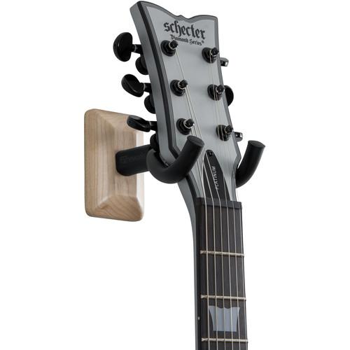 Gator Gfw-Gtr-Hngrmpl Wall-Mounted Guitar Hanger With Maple Mounting Plate - Red One Music