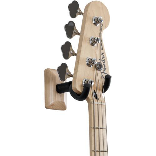 Gator Gfw-Gtr-Hngrmpl Wall-Mounted Guitar Hanger With Maple Mounting Plate - Red One Music