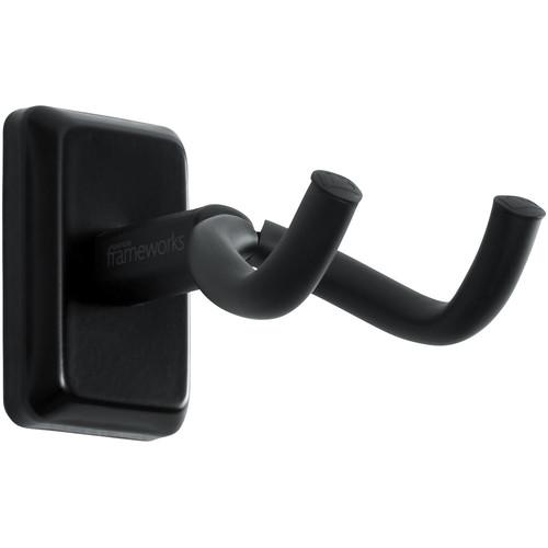 Gator Gfw-Gtr-Hngrblk Wall-Mounted Guitar Hanger With Black Mounting Plate - Red One Music