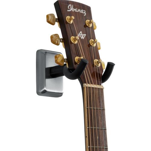 Gator Gfw-Gtr-Hngrsch Wall-Mounted Guitar Hanger With Chrome Mounting Plate - Red One Music