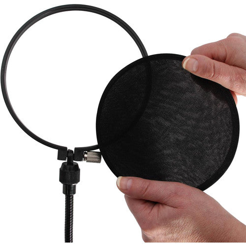 On-Stage ASVSR6GB Pop Blocker with 12" Flexible Gooseneck & Replacement Liners