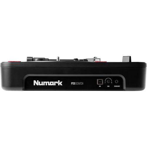 Numark Pt01Scratch Portable Turntable Amp Dj Scratch Switch - Red One Music