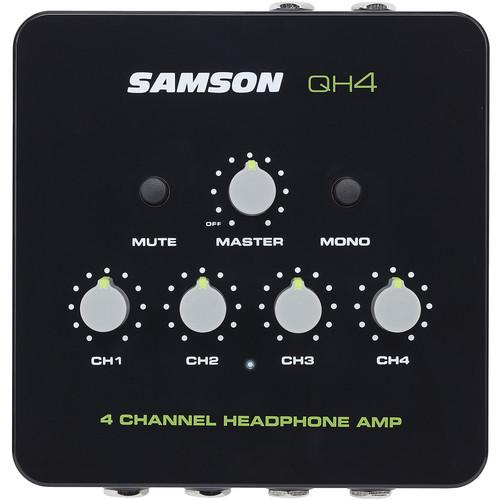 Samson Qh4 Headphone Amplifier - Red One Music